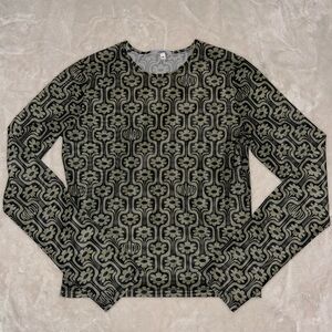 Miaou Long Sleeve Top Green - XL